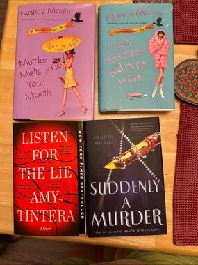 Set of 4 Mystery & Thriller books